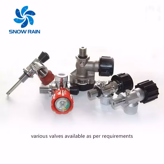 Fabricant de vente directe Promotion populaire haute pression sans soudure 0.35 ~ 50L bouteille de gaz CO2 en aluminium